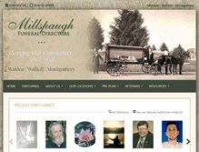 Tablet Screenshot of millspaughfuneralhome.com
